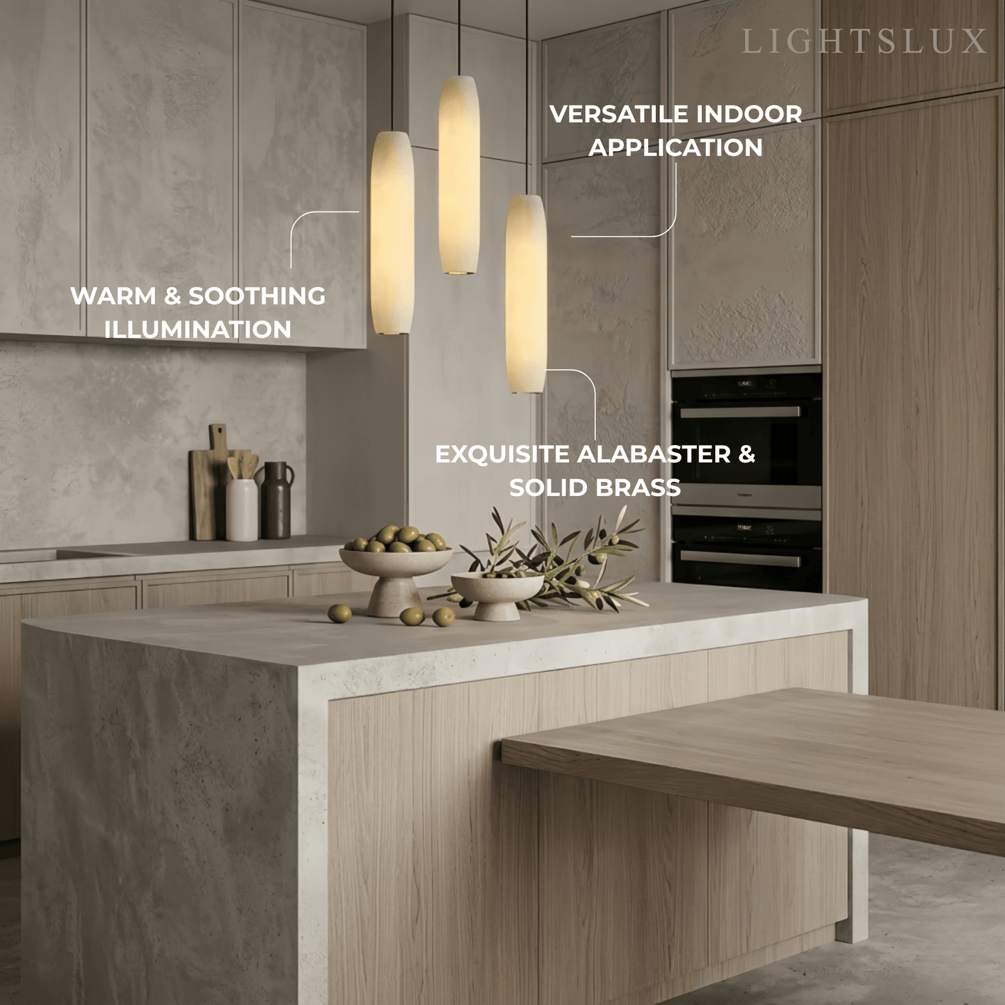 Alba Modern Cylinder Pendant Light