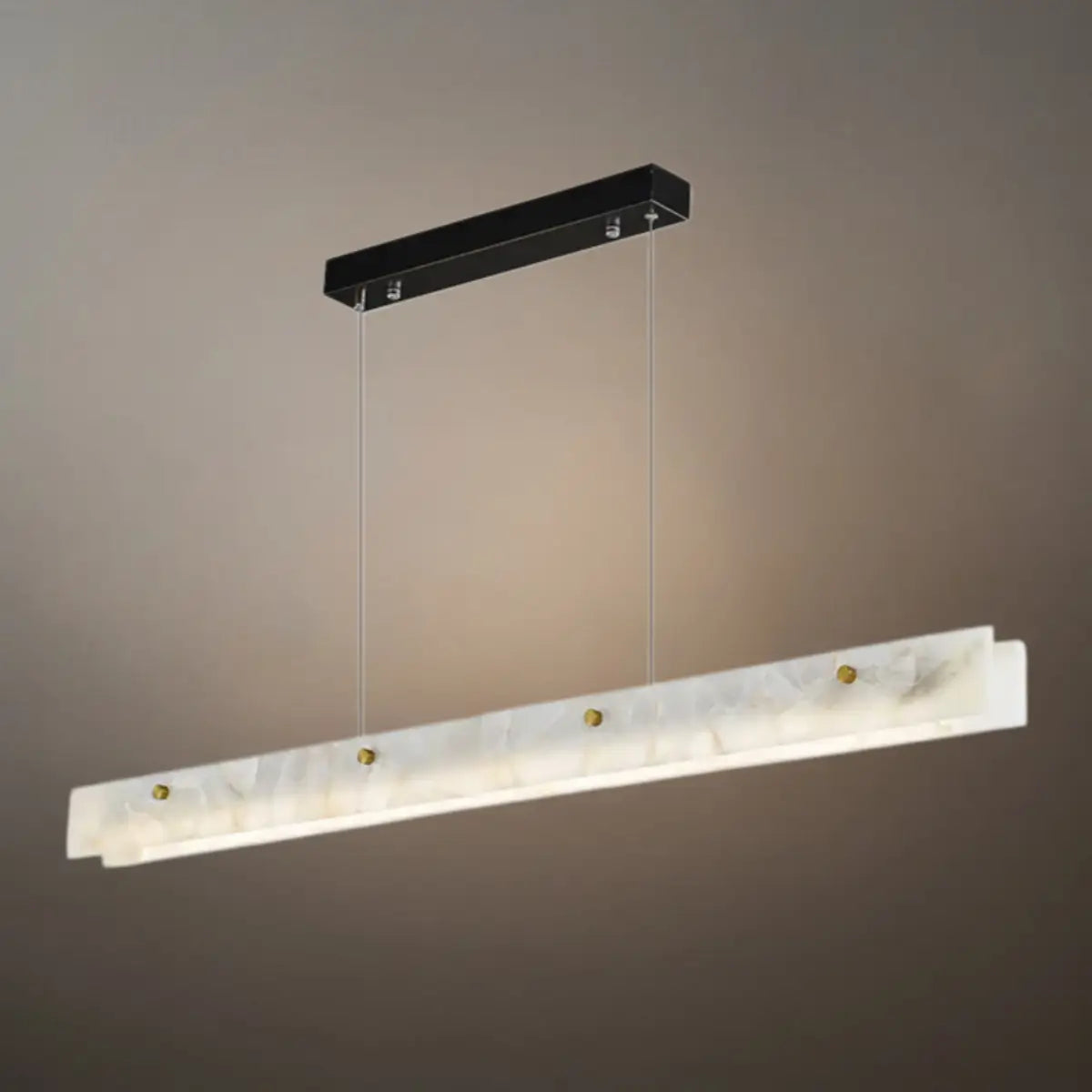 Alba Modern Alabaster Linear Pendant Light
