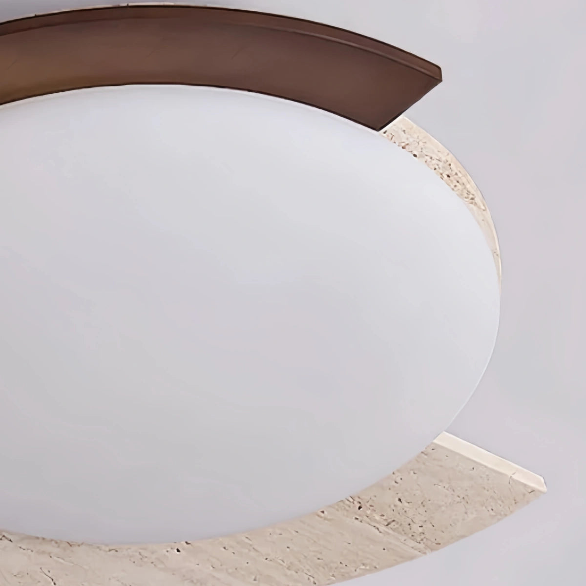 Strata Natural Travertine Ceiling Light