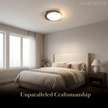 Strata Natural Travertine Ceiling Light