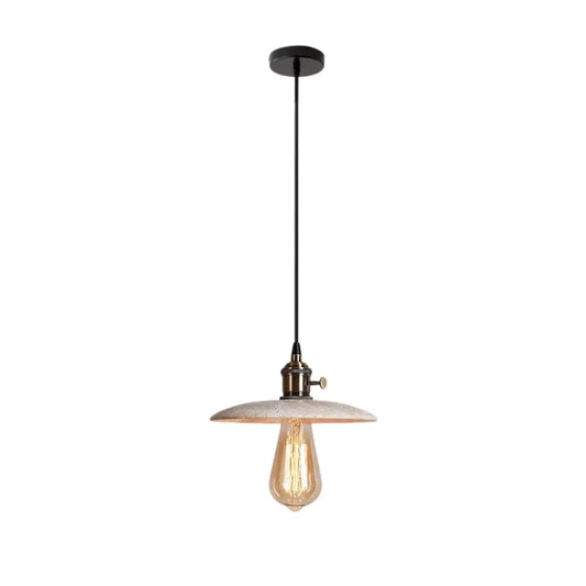 Strata Modern Minimalist Travertine Pendant Light 