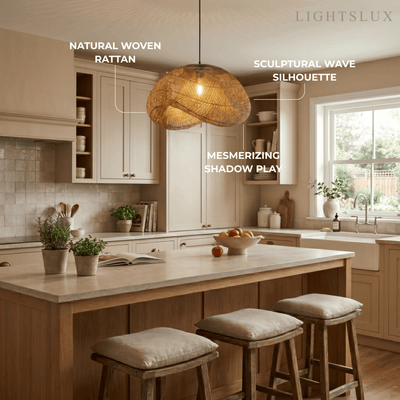 Bamburo Natural Rattan Pendant Light