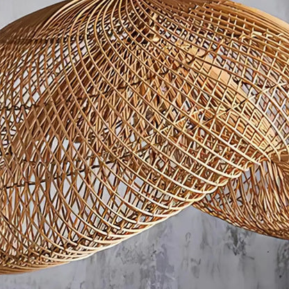 Bamburo Natural Rattan Pendant Light