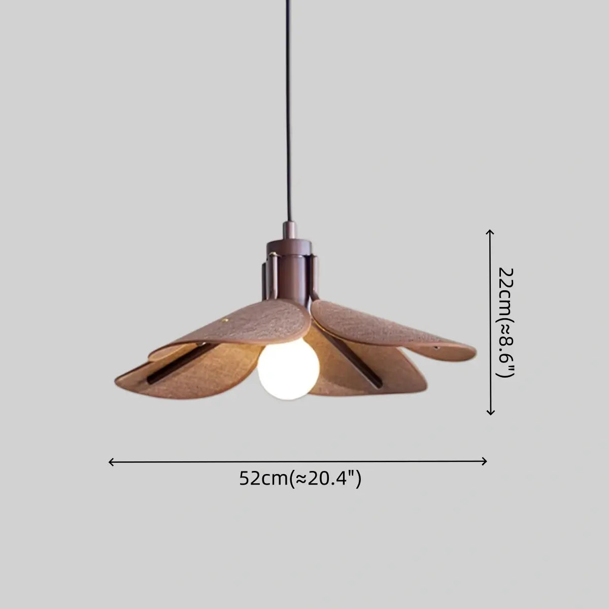 Bamburo Natural Rattan Pendant Lamp