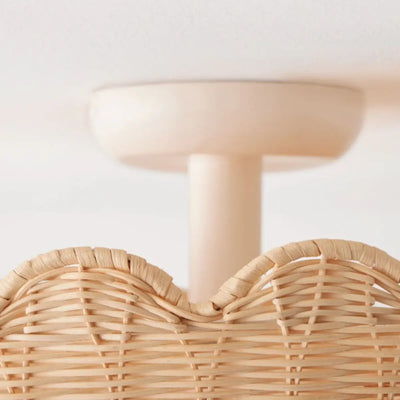 Natural Rattan Ceiling Light