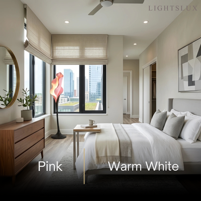 Sleek Luxury Minimalist Floor Lamp--Bedroom