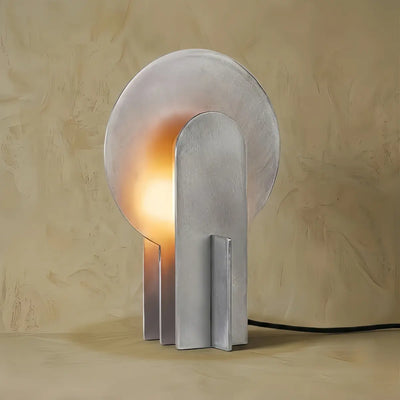 Irondale Industrial Table Lamp -- Aluminum or Marble for Bedroom Living Room