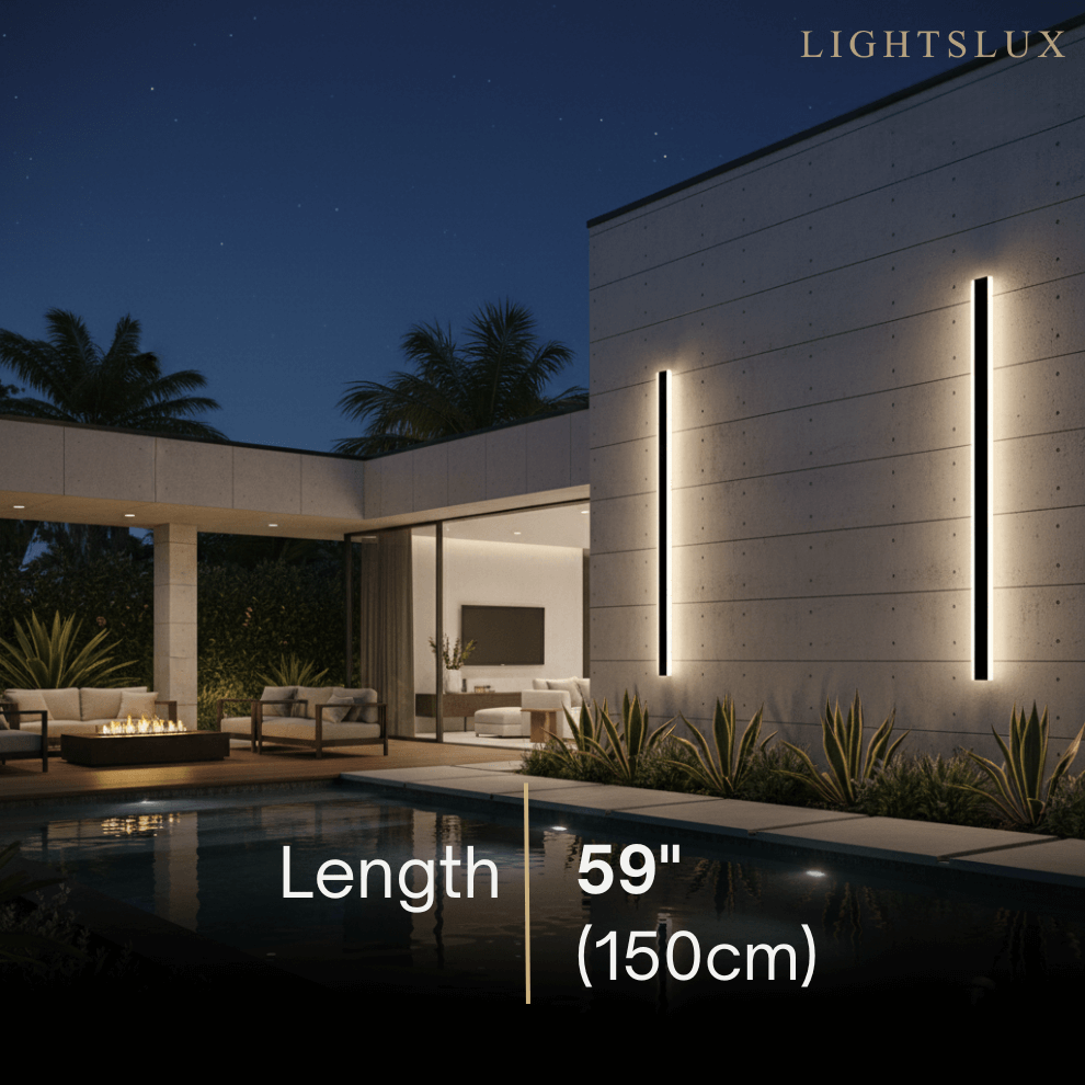 Outdoor LED Wall Light with Sensor - in 8 Size for Outdoor