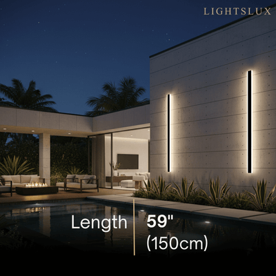Outdoor LED Wall Light with Sensor - in 8 Size for Outdoor