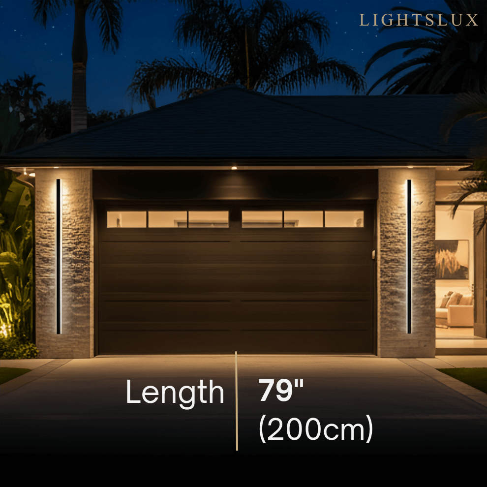 Outdoor LED Wall Light with Sensor - in 8 Size for Outdoor
