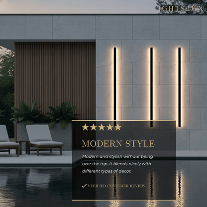 Outdoor LED Wall Light with Sensor - in 8 Size for Outdoor