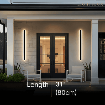 Outdoor LED Wall Light with Sensor - in 8 Size for Outdoor