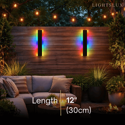 Outdoor LED Wall Light (RGB) — Available in 8 Sizes