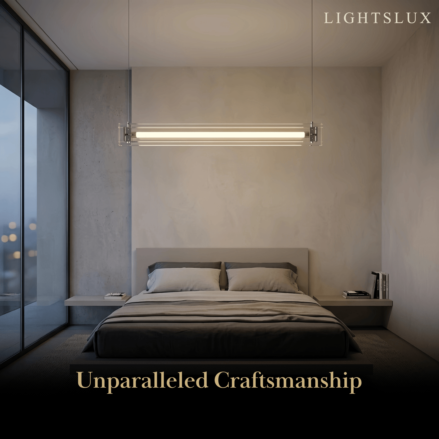 Arcato Minimalist Linear Pendant Light 
