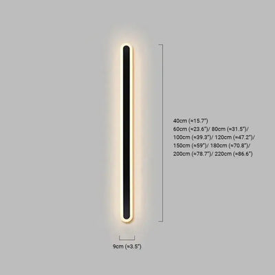 Arcato Modern Linear Outdoor Wall Lamp –  Sensor Light for Indoor/Outdoor