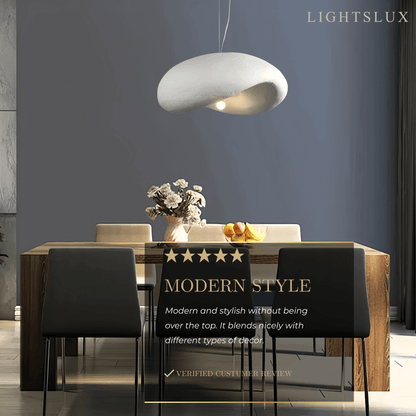 Sandora Modern White Dome Pendant Light