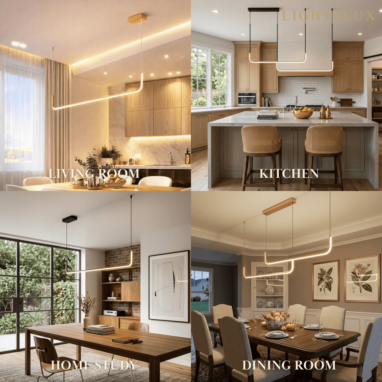 Arcato Minimalist Linear Pendant Light