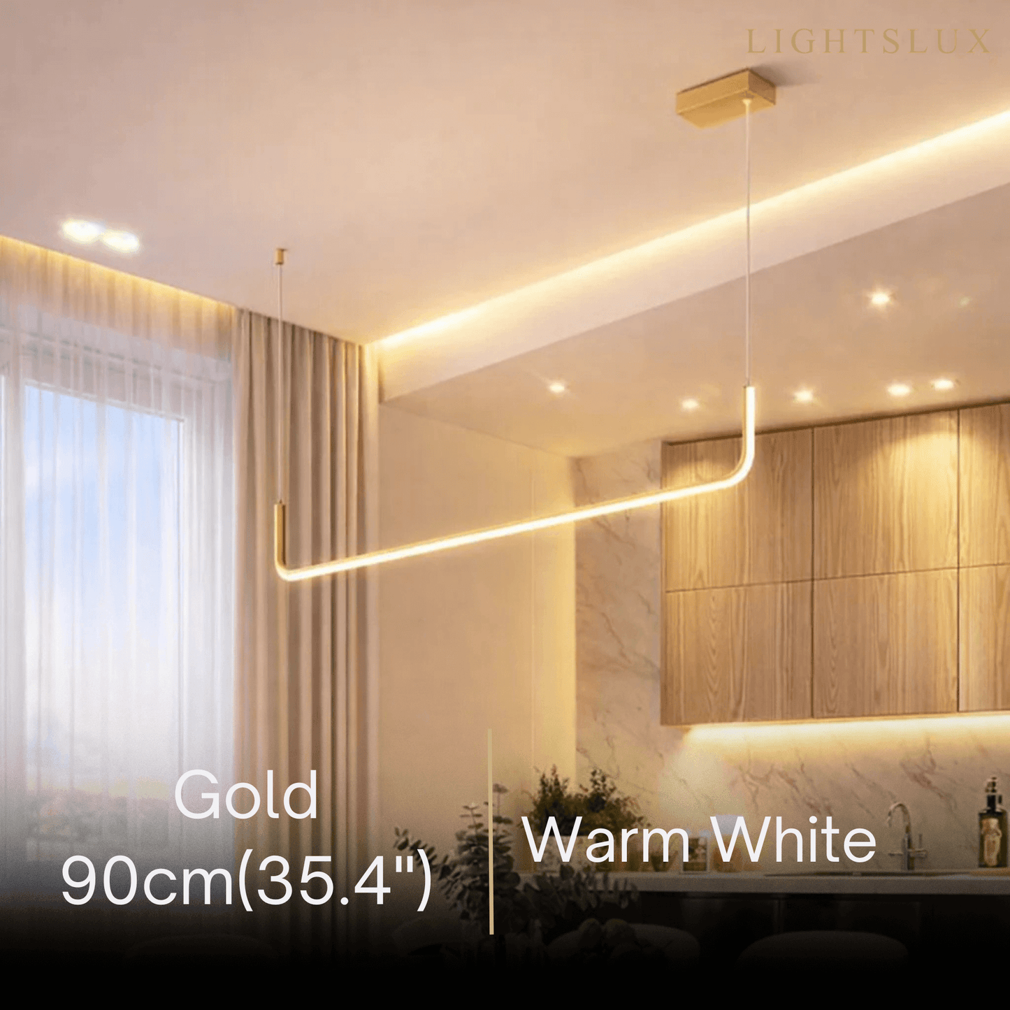 Arcato Minimalist Linear Pendant Light 
