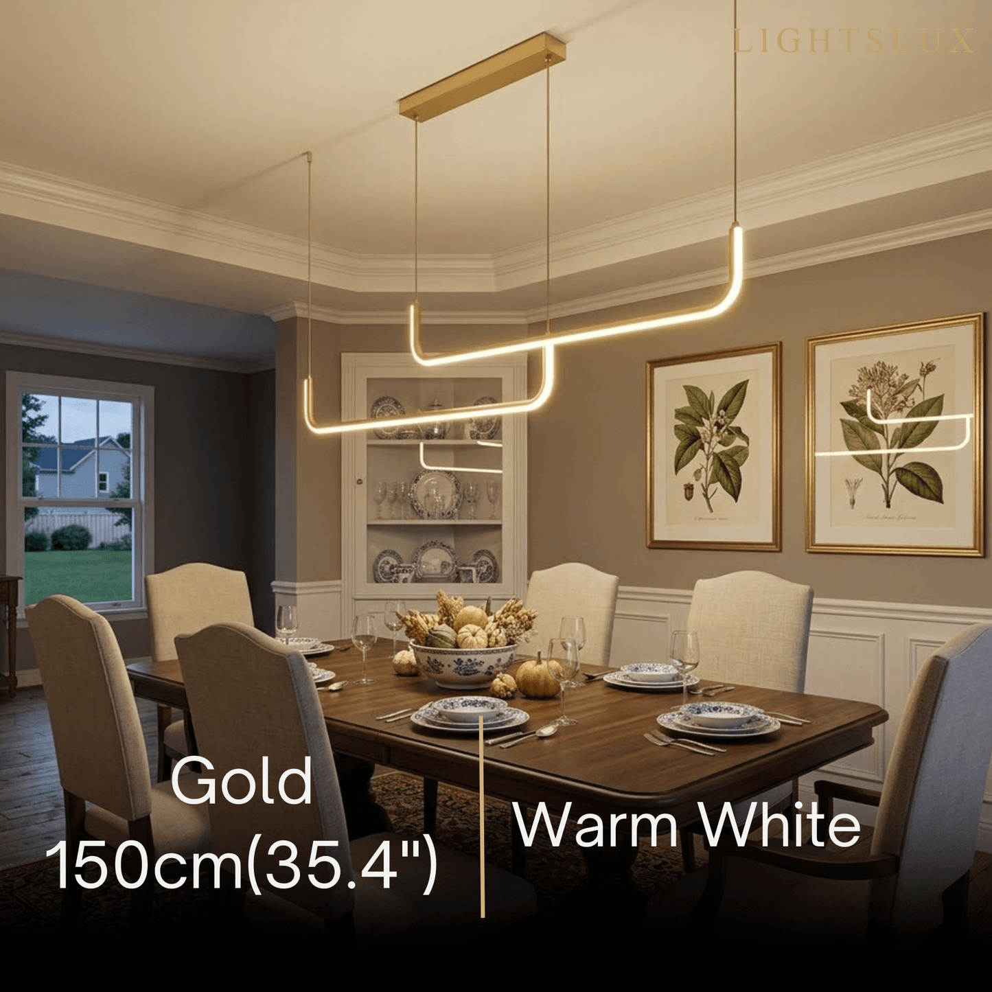 Arcato Minimalist Linear Pendant Light 