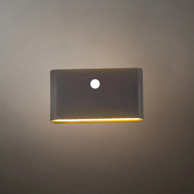 Irondale Minimalist Rectangular Outdoor Wall Lamp