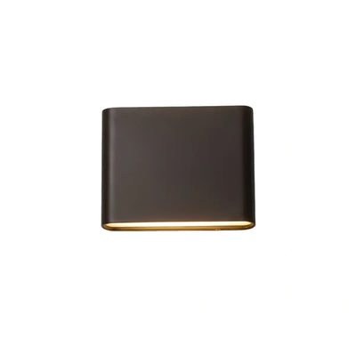 Irondale Minimalist Rectangular Outdoor Wall Lamp