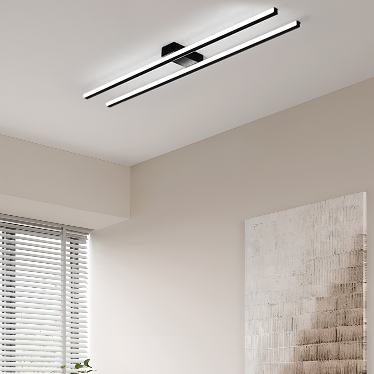 Modern Flush Mount Ceiling Light — Durable Metal & Silicone LED in 3 Colors