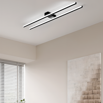 Modern Flush Mount Ceiling Light — Durable Metal & Silicone LED in 3 Colors