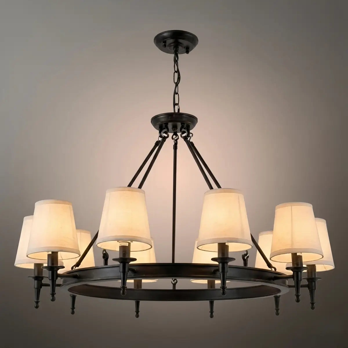 Nebula Vintage Black Chandelier