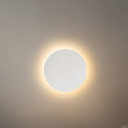 Solara Minimalist LED Outdoor Wall Lamp – Black/White Round/Square Porch Sensor Light