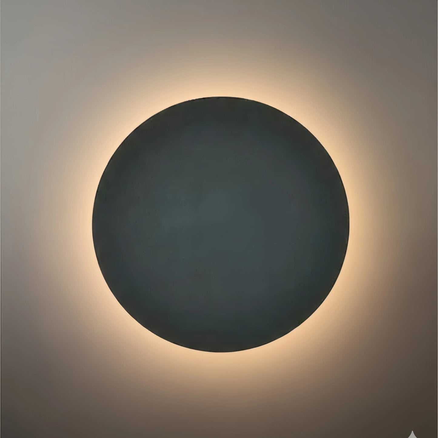 Solara Minimalist LED Outdoor Wall Lamp – Black/White Round/Square Porch Sensor Light
