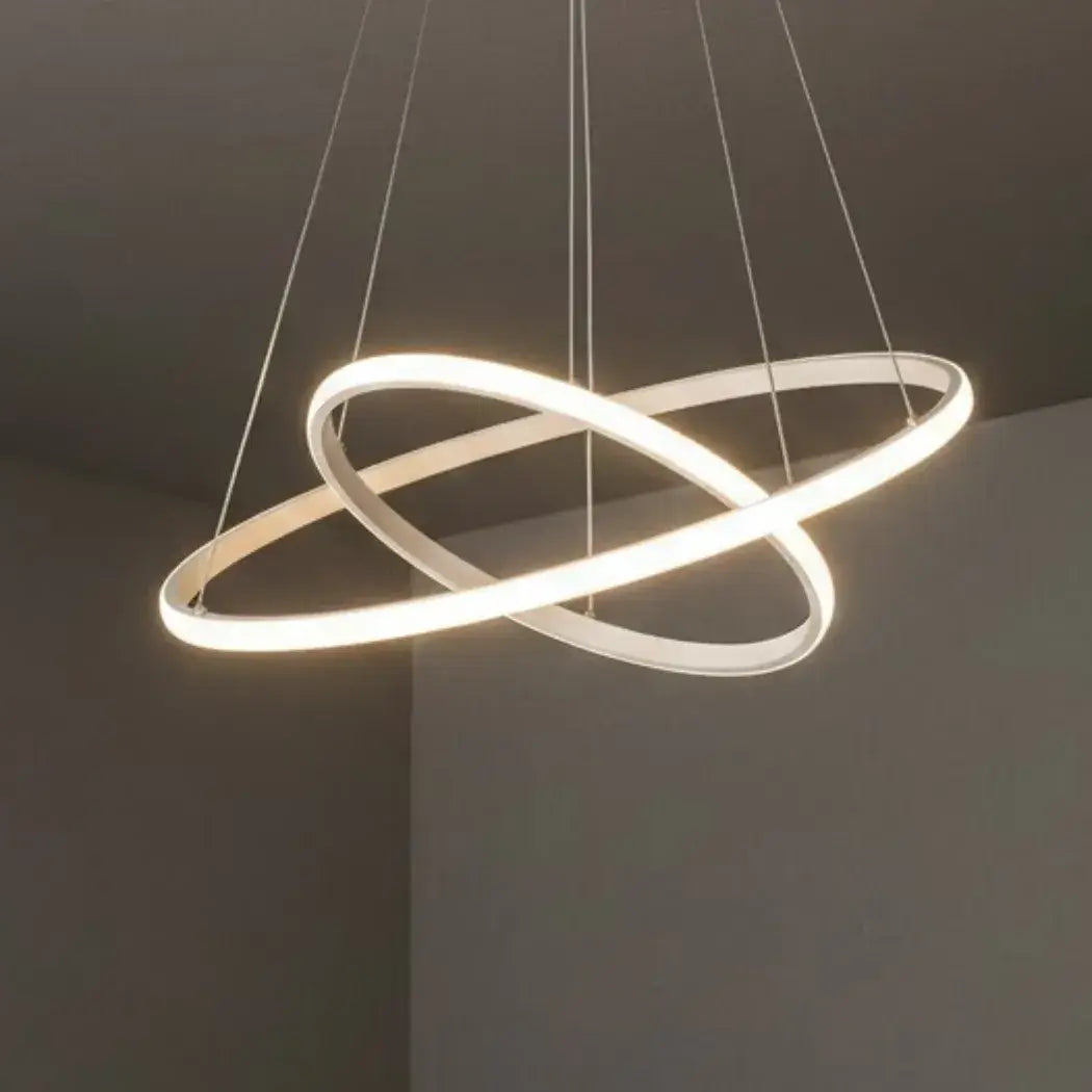 Velora Modern Metal Ring Pendant Light –  Fixture for Living
