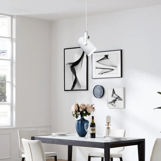 Pendant Light – Angle-Adjustable Metal Fixture for Bedroom