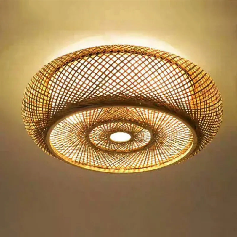Bamboo Ceiling Light 