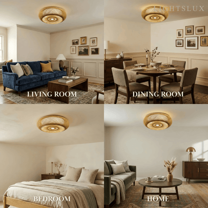 Bamboo Ceiling Light 