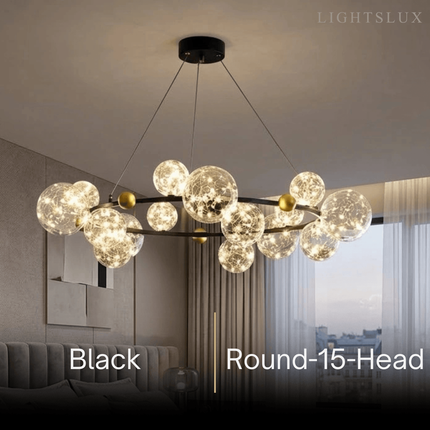 Nebula Modern Bubble Chandelier