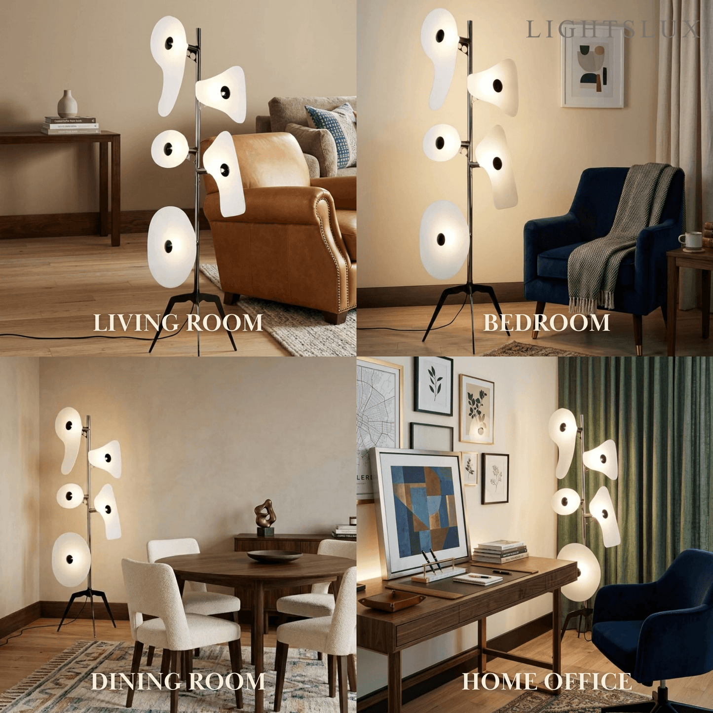 Modern Multicolor Floor Lamp for Study Room