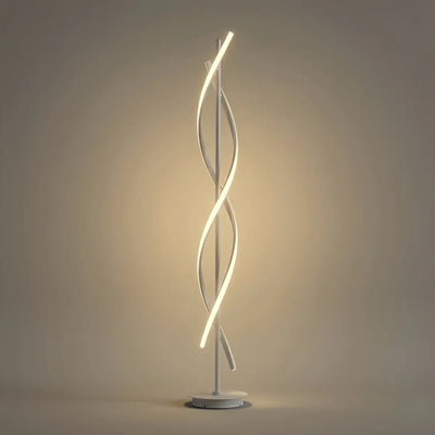  Arcato Modern Black & White Floor Lamp