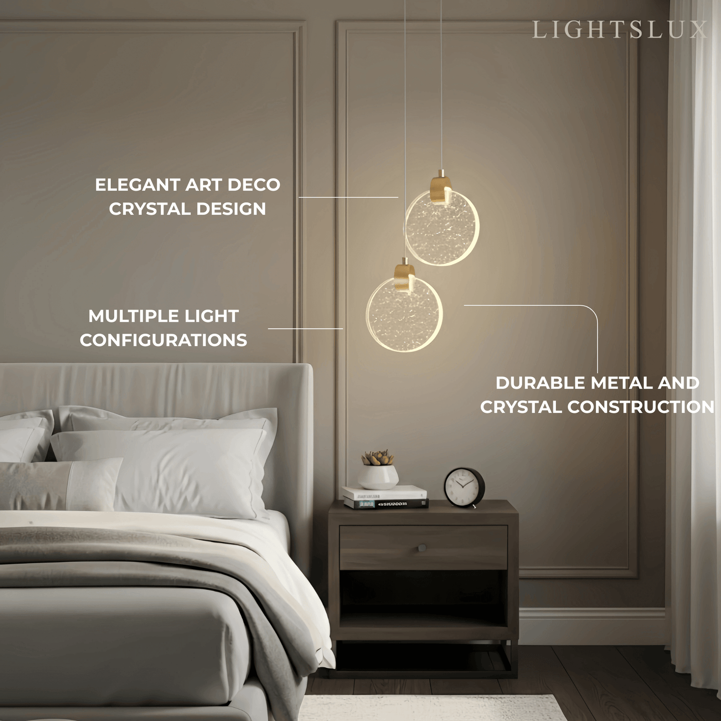 Excelis Art Deco Round – Pendant Light