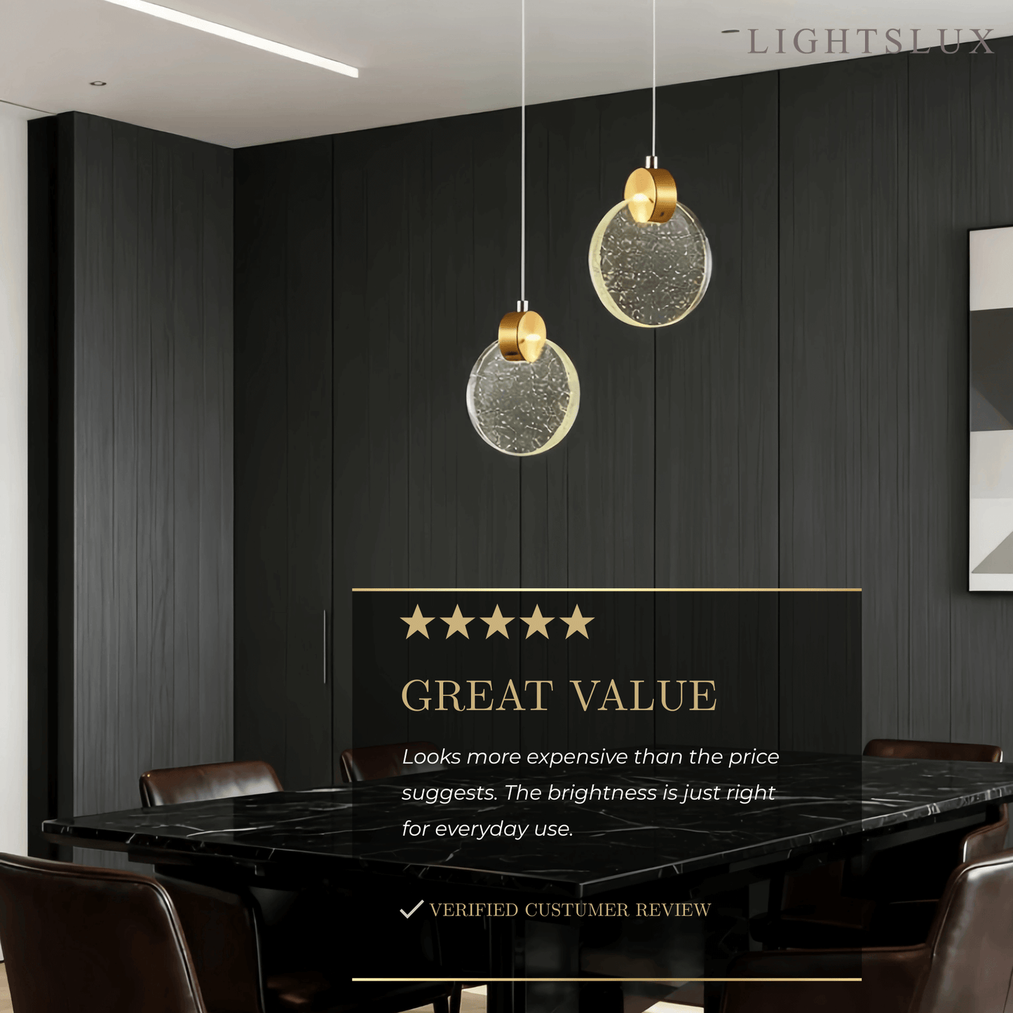 Excelis Art Deco Round – Pendant Light