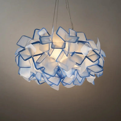 Lunara Art Deco Modern Multicolor Decorative Flower Acrylic Pendant Light