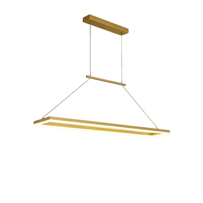 Excelis Luxury Rectangular Pendant Light 