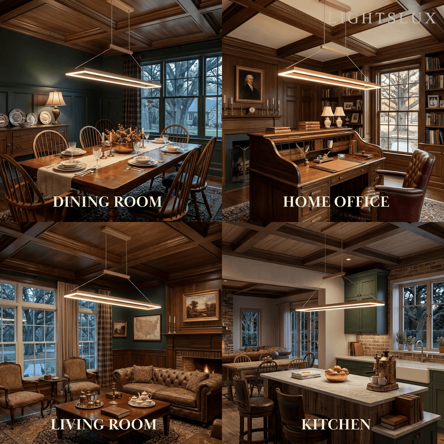 Excelis Luxury Rectangular Pendant Light