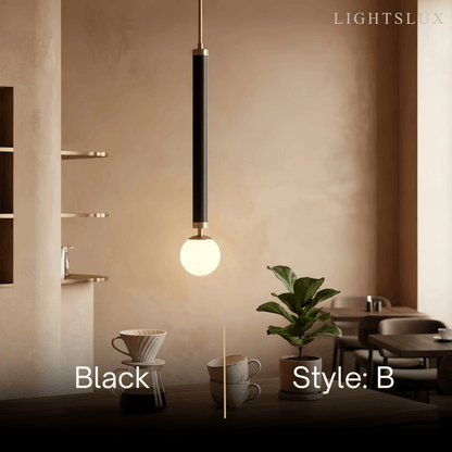 Modern Metal Pendant Light - Linear