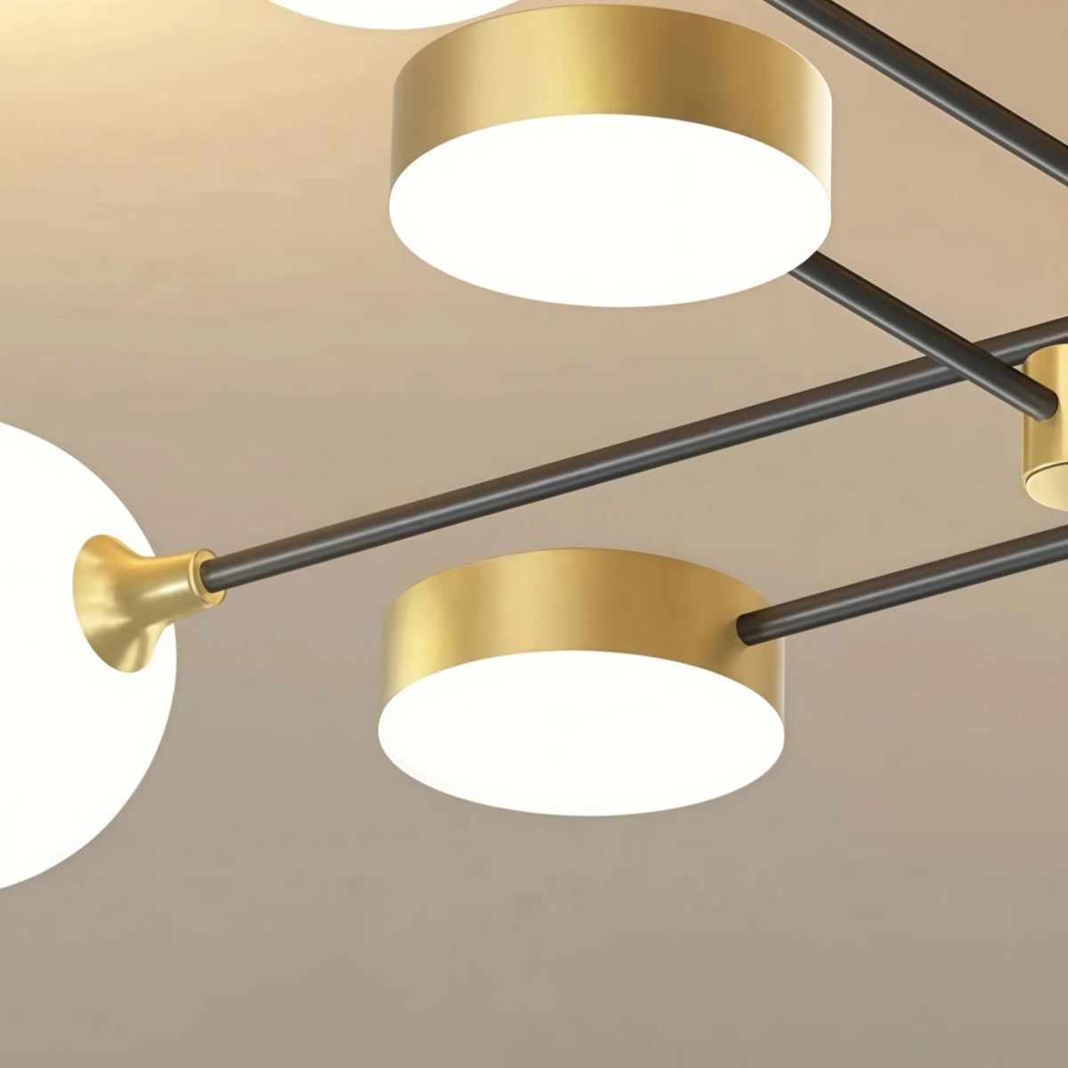 Nebula Modern Gold Chandelier
