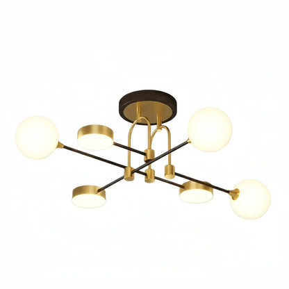 Nebula Modern Gold Chandelier