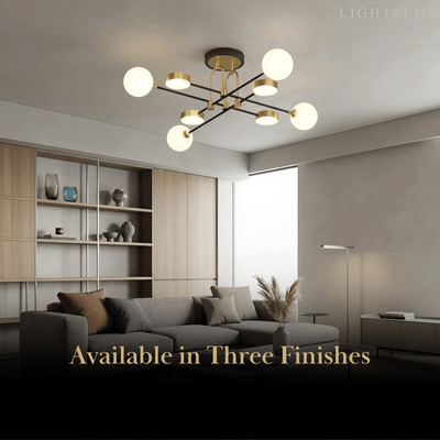 Nebula Modern Gold Chandelier
