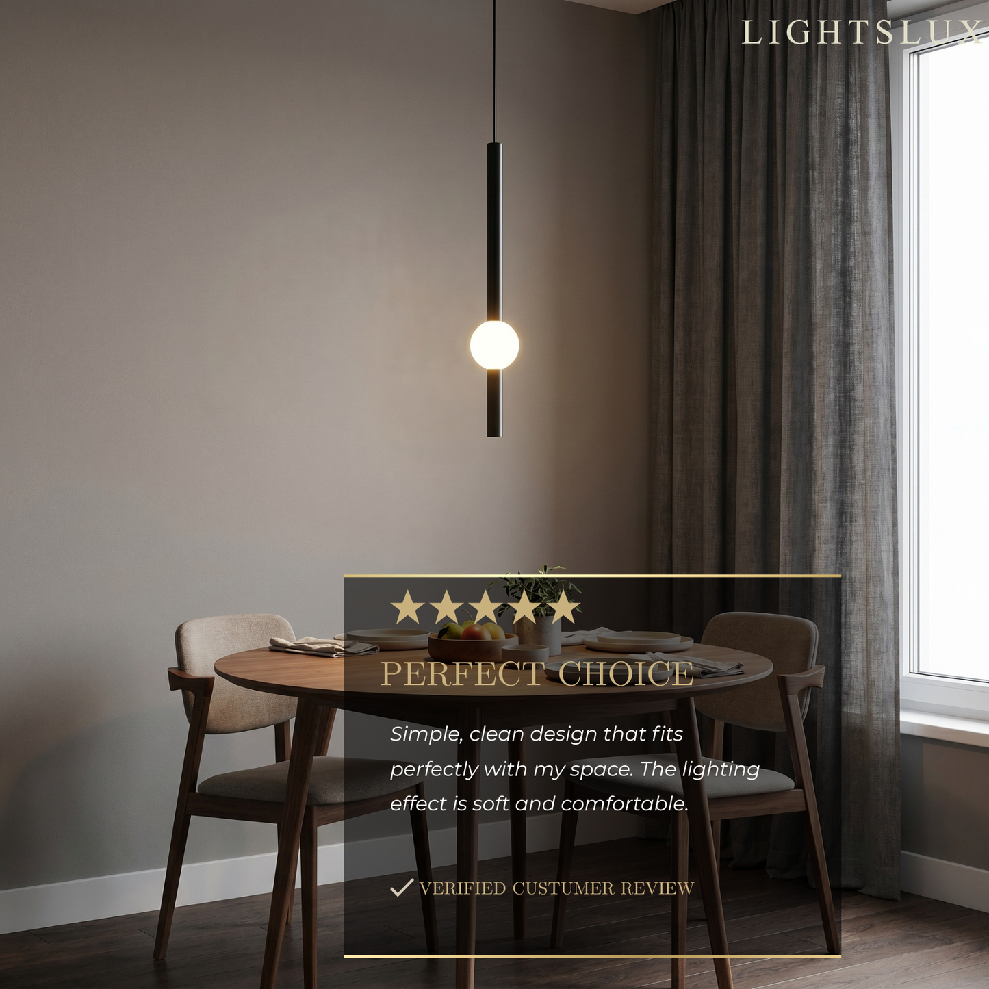 Arcato Modern Linear Globe Pendant Light