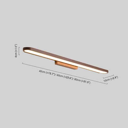Modern Elliptical Wall Lamp Size