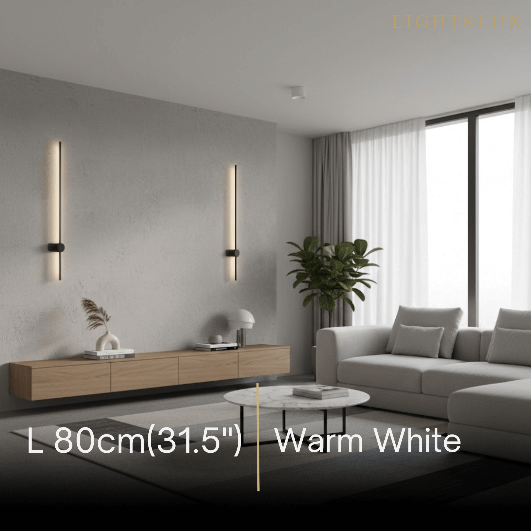 Arcato Minimalist LED Wall Lamp- Linear Light for Bedroom