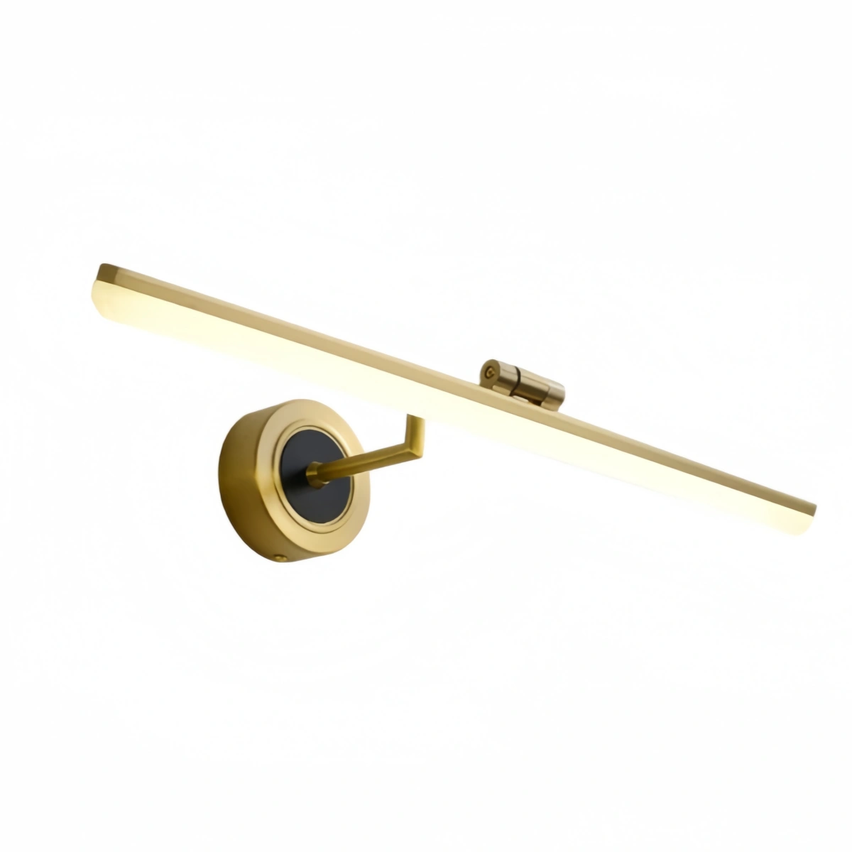 Arcato Vintage Vanity Light – Black/Gold Metal with Adjustable Light Bathroom